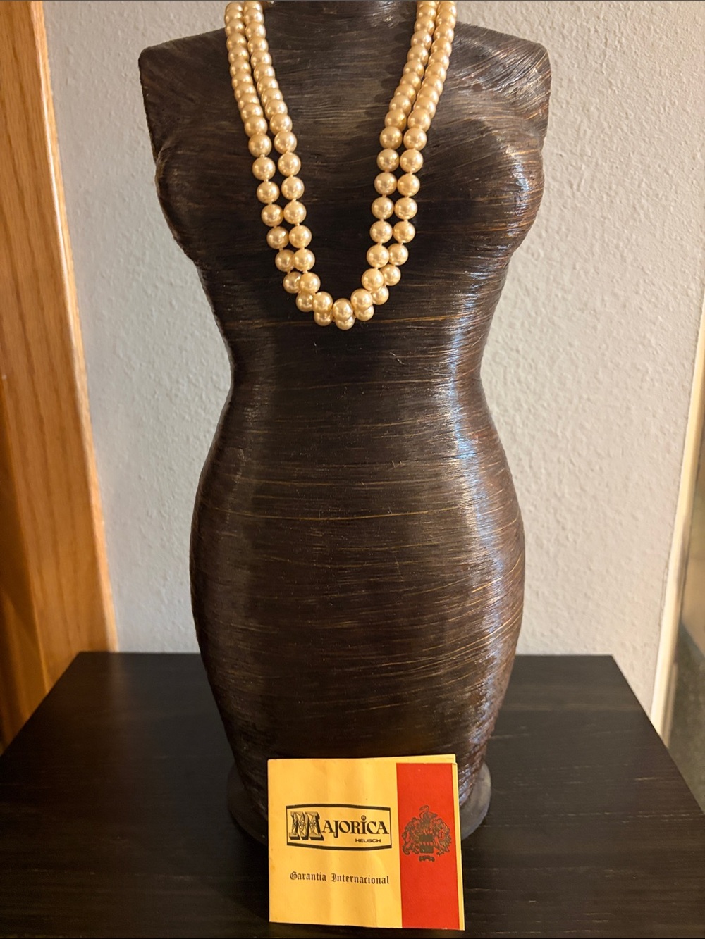 Vintage Double Strand Majorica Pearl Necklace